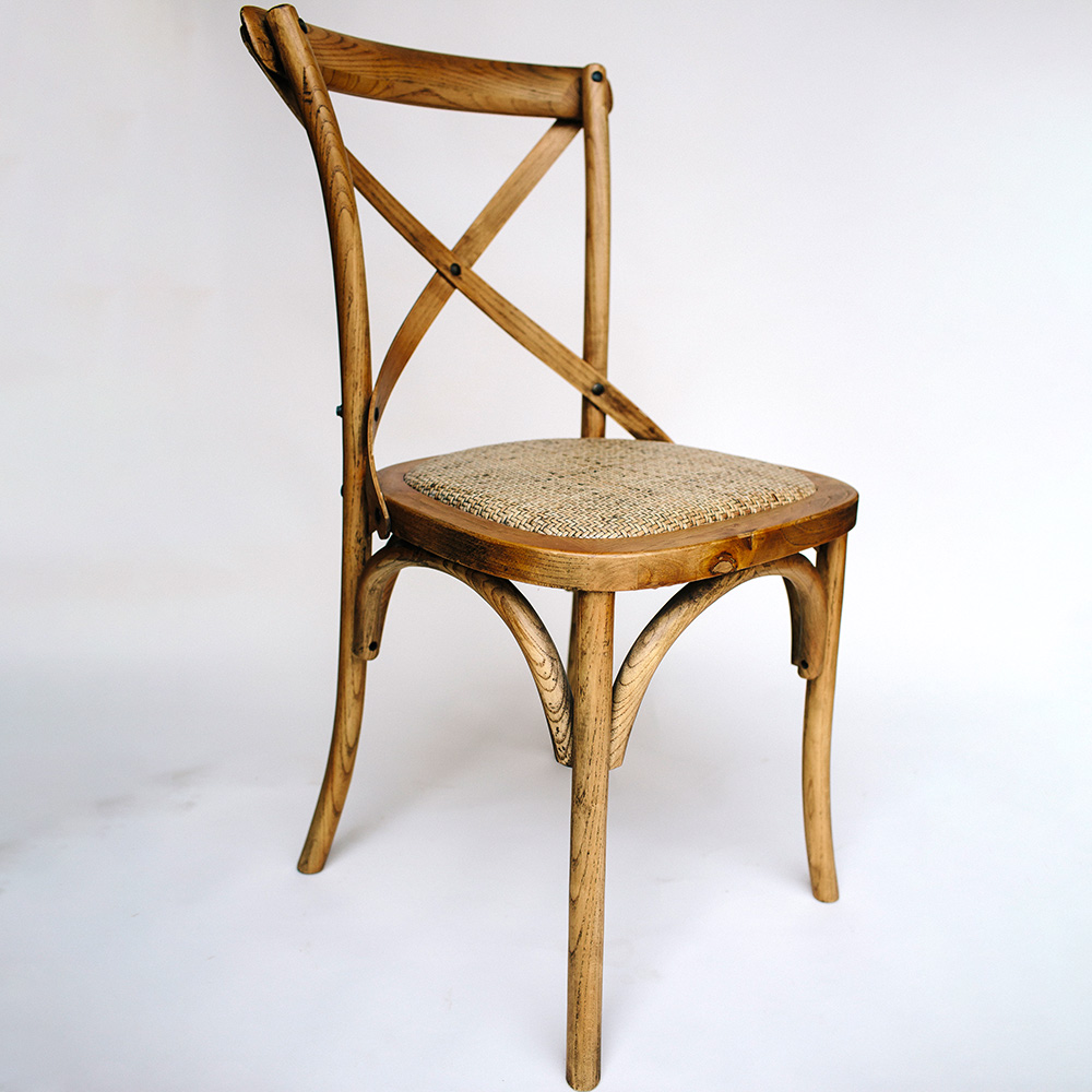 oak crossback chair